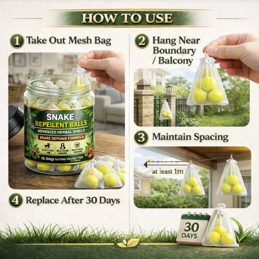 🎉Snake Repellent Balls - Advanced Herbal Shield Protection 🐍